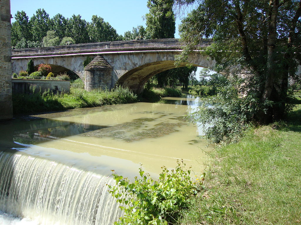 Gers  Gimone pont et barrage08 02 2016